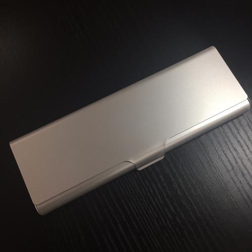 日本知名连锁店指定工厂高档铝盒铝制文具盒金属文具盒铝质笔盒